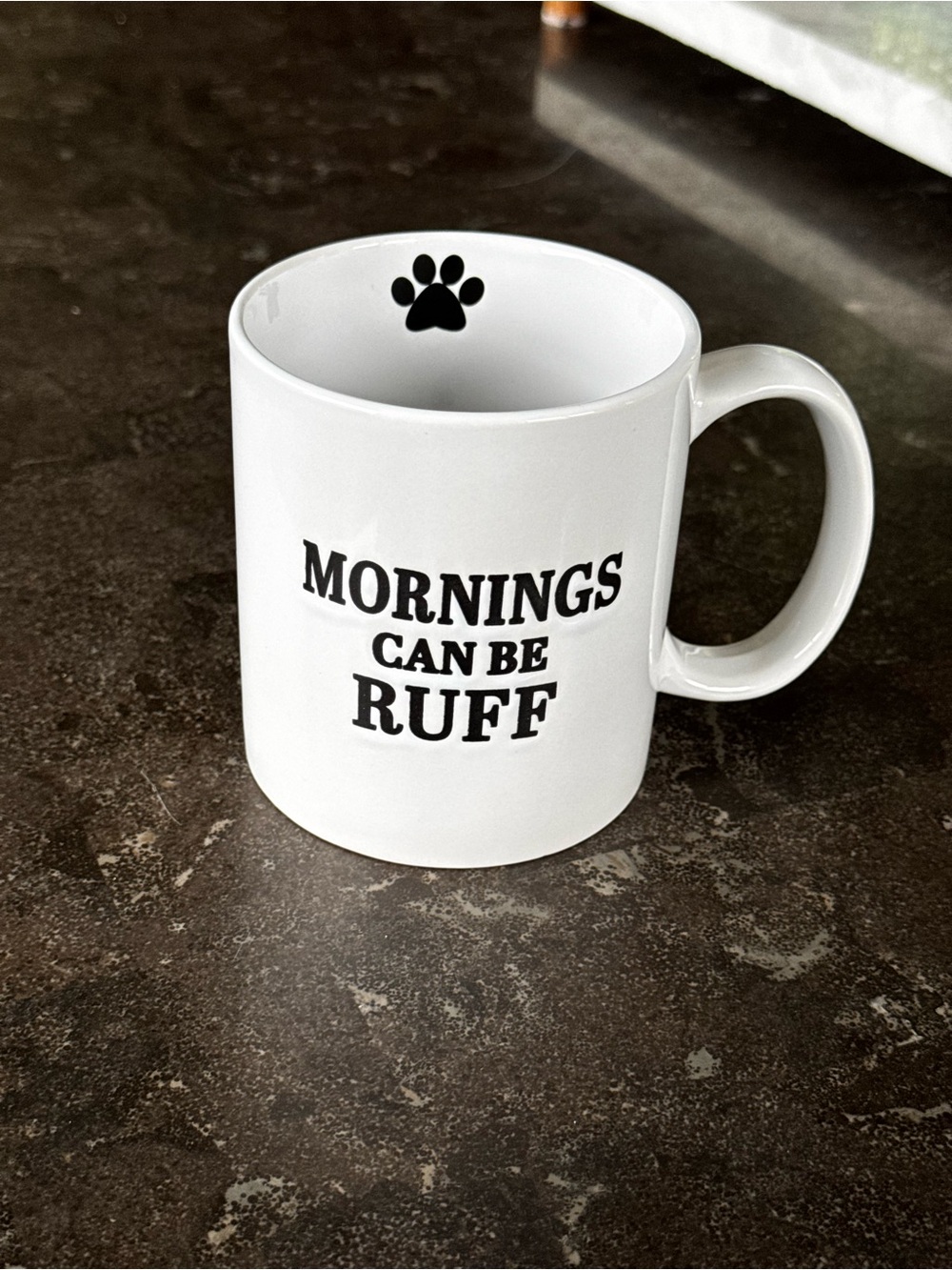 Dog Mug - “Mornings Can Be Ruff”